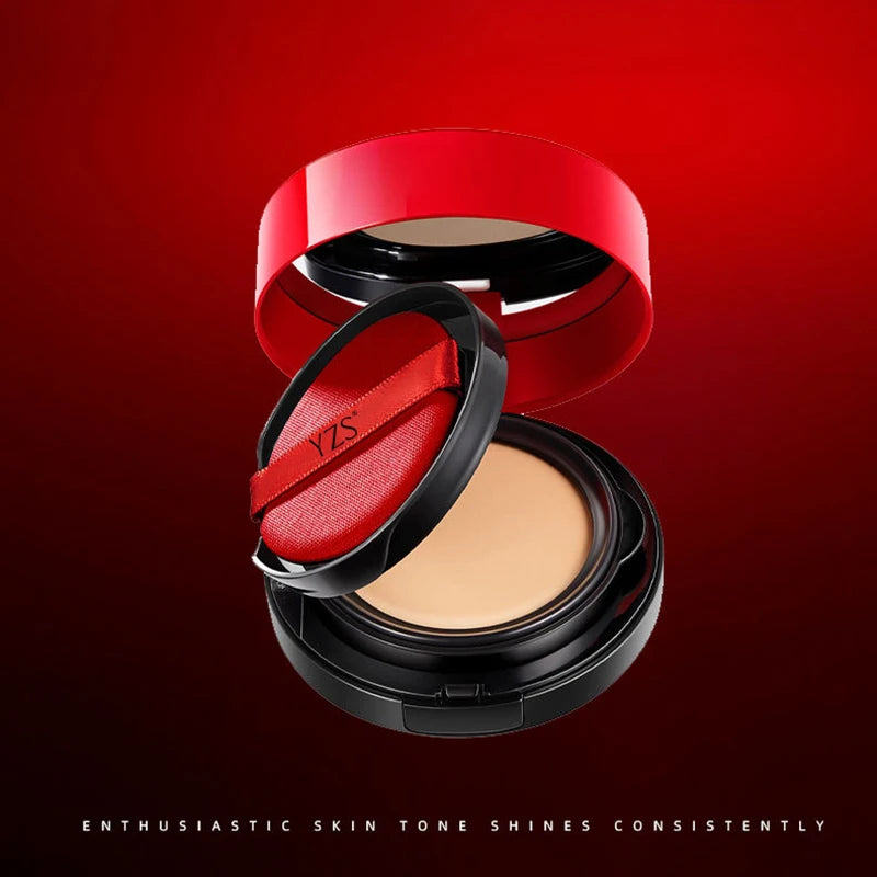 2 in 1 Double Layer Air Cushion Makeup Pressed Powder Set Foundation Whitening BB&CC Cream Long Lasting Oil Control Face Makeup