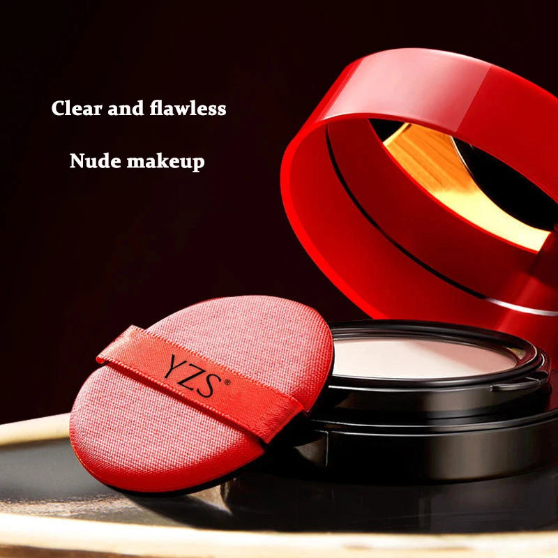 2 in 1 Double Layer Air Cushion Makeup Pressed Powder Set Foundation Whitening BB&CC Cream Long Lasting Oil Control Face Makeup