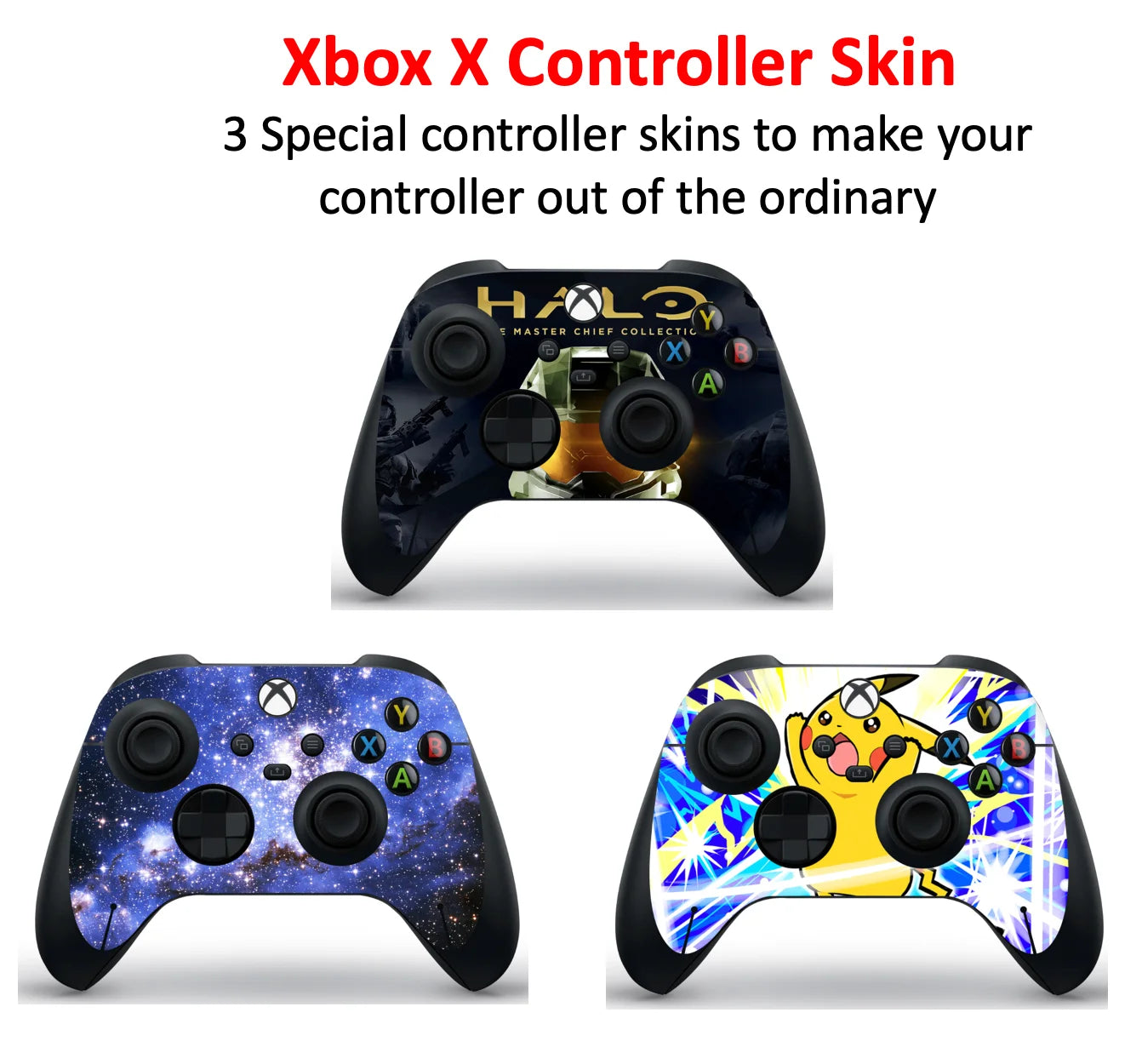 2023 Newest Series X 1TB SSD Console + 1 Wireless Controller, 16GB GDDR6 RAM, 8X Cores Zen 2 CPU Gaming, 4K UHD Blu-Ray, 8K HDR, Wifi + 3Pcs Controller Skins