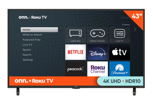 43” Class 4K UHD (2160P) LED Roku Smart Television HDR (100012584)